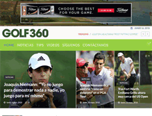 Tablet Screenshot of golf360.com